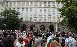 Протестиращи отново се събраха  на протест в „триъгълника на властта”