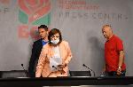 София - Извънреден брифинг на БСП