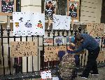 Лондон - Антоправителствен протест пред посолството на Република България