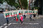 Лондон - Антоправителствен протест пред посолството на Република България