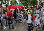 Лондон - Антоправителствен протест пред посолството на Република България