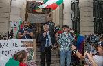 Лондон - Антоправителствен протест пред посолството на Република България