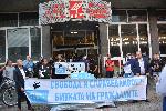 София - протест пред БНТ