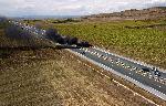 Ямбол - Пламнал автомобил на автомагистрала "Тракия"