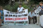 Бургас - Протест за запазване статута на общински път в парк Росенец