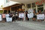 Бургас - Протест за запазване статута на общински път в парк Росенец