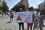 София - Протести -  Блокирани кръстовища