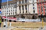 София - Антиправителствена протестна блокада на булевард "Цар Освободител"