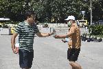 София - Горещо време - Раздаване на вода