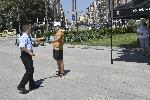 София - Горещо време - Раздаване на вода