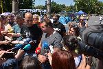 Пресконференции на протестиращите