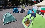 Варна - Протестен къмпинг пред Общината