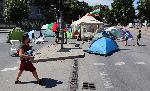 Варна - Протестен къмпинг пред Общината