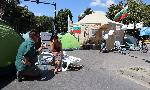 Варна - Протестен къмпинг пред Общината