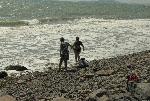 Бургас - Унищожена пясъчна ивица от бурно море