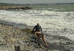 Бургас - Унищожена пясъчна ивица от бурно море