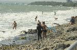 Бургас - Унищожена пясъчна ивица от бурно море