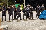 София - Антиправителствени протести - разбиване на палатковия лагер на Орлов мост