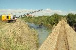 Бургас - Почистване на канал за морска вода на Солнците