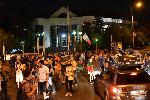 София - Протестна блокада на кръстовище пред Румънското посолство