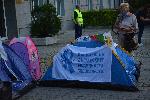 София - палатков лагер на медицинските сестри