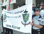 Съдебната охрана в Бургас на протест