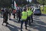СОФИЯ - Протести - Национална среща на прокурорите в резиденция Бояна - протести пред бариерата
