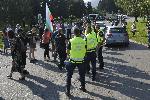 СОФИЯ - Протести - Национална среща на прокурорите в резиденция Бояна - протести пред бариерата