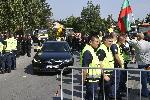 СОФИЯ - Протести - Национална среща на прокурорите в резиденция Бояна - протести пред бариерата