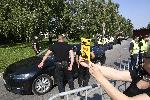 СОФИЯ - Протести - Национална среща на прокурорите в резиденция Бояна - протести пред бариерата