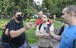 СОФИЯ -  Пресконференцията на хора от контрапротеста