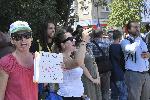 София - Протест пред метростанция Медицински университет