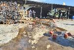 Село Кърналово - Пожар на зеленчуковата борса