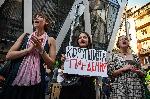 София - Антиправителствен протест - Акция под надслов "Масово отваряне на очи"