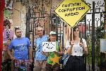 София - Антиправителствен протест - Акция под надслов "Масово отваряне на очи"