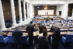 СОФИЯ - Първо заседание на Парламента в залата на бившия Партиен дом