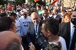 СОФИЯ - Антиправителствен протест в първия парламентарен ден на есенния сезон - президентът Радев влиза в Парламента