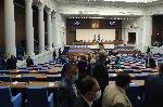 СОФИЯ - Първо заседание на Парламента в залата на бившия Партиен дом