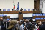 СОФИЯ - Първо заседание на Парламента в залата на бившия Партиен дом