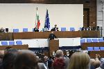 СОФИЯ - Първо заседание на Парламента в залата на бившия Партиен дом