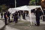 София - Ден 56 на антиправителствените протести - развяляне на палатковия лагер на Орлов мост