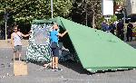 Варна - Разчистване на протестен лагер