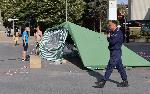 Варна - Разчистване на протестен лагер