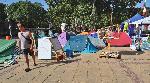 Варна - Разчистване на протестен лагер