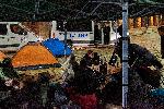 София - нощна полицейска акция в лагера на Ларгото
