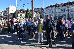 Граждани се събраха пред Районния съд в защита на  задържаните при протестите