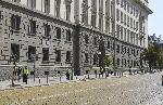 София - Засилено полицейско присъствие около сградата на бившия партиен дом