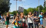 Бургас - Протест на родители срещу задължителното носене на маски в училище