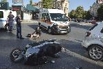 Хасково - Катастрофа между автомобил и мотопед