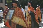 София - полагане на мощите на свети Климент, папа Римски, и свети мъченик Потит в старинния храм „Св. София“